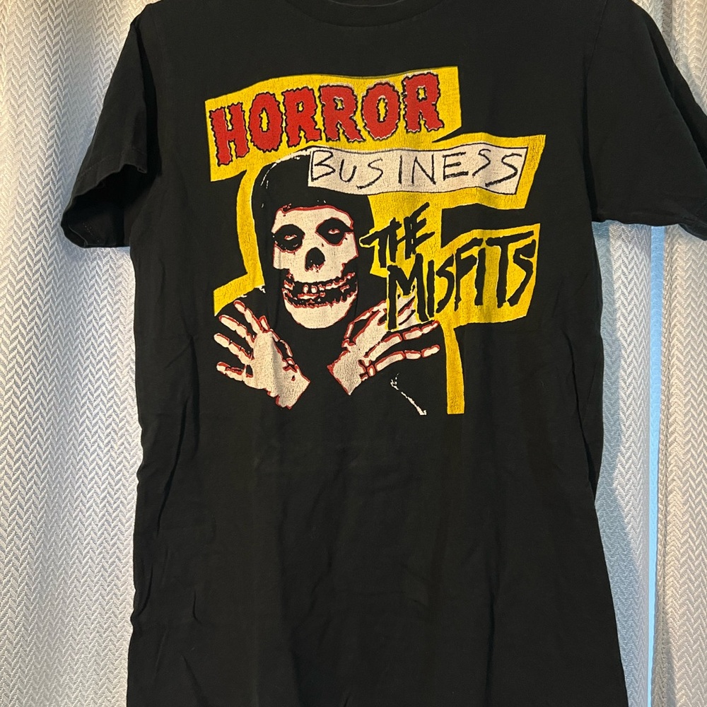 Black Misfits Graphic T-Shirt